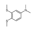 N,N-dimethyl-3,4-bis(methylsulfanyl)aniline结构式