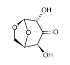 D-xylo-Hexopyranos-3-ulose, 1,6-anhydro-, beta- (8CI)结构式