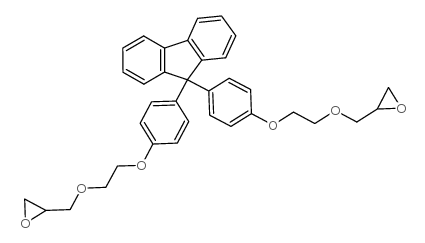 9,9-Bis[4-(2-oxiranemethyloxyethyloxy)phenyl]fluorene Structure