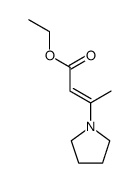 2-Methyl-3-pyrrolizinopropenoic acid ethyl ester structure