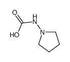 Pyrrolidinecarbamic acid (8CI) structure