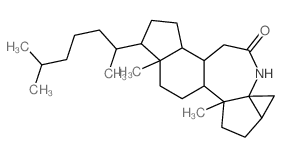 2-(4,8,8-trimethyl-5-oxo-3,7,9-trioxabicyclo[4.3.0]non-2-yl)-1,2,4-triazine-3,5-dione Structure