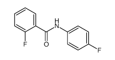 2-Fluoro-N-(4-fluorophenyl)benzamide结构式