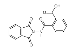 N-phthalimido-phthalamic acid Structure