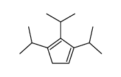1,2,3-tri(propan-2-yl)cyclopenta-1,3-diene结构式