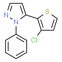 5-(3-Chloro-2-thienyl)-1-phenyl-1H-pyrazole structure