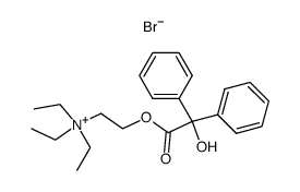 triethyl-(2-benziloyloxy-ethyl)-ammonium, bromide Structure