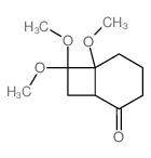 1,8,8-trimethoxybicyclo[4.2.0]octan-5-one结构式