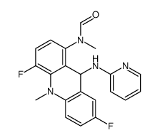 N-(2-[(2-DIMETHYLAMINO-5-FLUORO-PHENYL)-(PYRIDIN-2-YLAMINO)-METHYL]-4-FLUORO-PHENYL)-N-METHYL-FORMAMIDE结构式