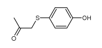 1-[(4-hydroxyphenyl)thio]acetone Structure