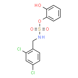 N-(2,4-DICHLOROBENZYL)2-HYDROXYPHENYLSULFAMATE结构式