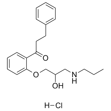 Propafenone hydrochloride Structure