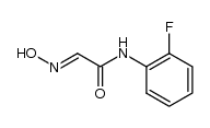 N-(2-Fluorophenyl)-2-hydroxyiminoacetamide Structure