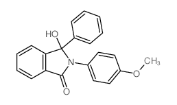 3-hydroxy-2-(4-methoxyphenyl)-3-phenyl-isoindol-1-one Structure