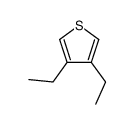 3,4-diethyl thiophene Structure