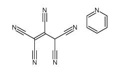 prop-1-ene-1,1,2,3,3-pentacarbonitrile,pyridine结构式
