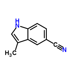 3-Methyl-1H-indole-5-carbonitrile Structure