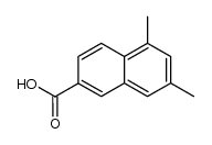 5,7-Dimethyl-2-naphthoesaeure结构式