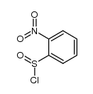 ortho-nitrophenylsulfinyl chloride Structure