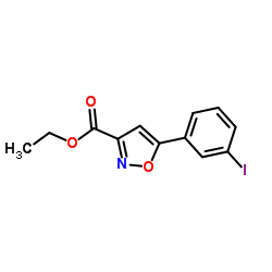 Ethyl 5-(3-iodophenyl)-1,2-oxazole-3-carboxylate Structure