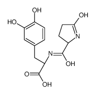 L-Tyrosine, 3-hydroxy-N-(5-oxo-L-prolyl)-, hydrate (2:3)结构式