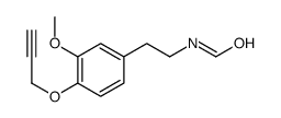 N-[2-(3-methoxy-4-prop-2-ynoxyphenyl)ethyl]formamide Structure