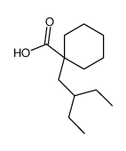 1-(2-乙基丁基)环己烷羧酸结构式