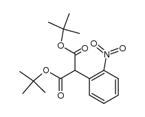 di-t-butyl 2-(2-nitrophenyl)malonate Structure
