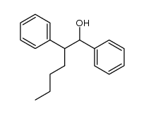 1,2-diphenylhexan-1-ol结构式