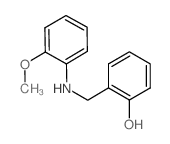 2-[(2-METHOXY-PHENYLAMINO)-METHYL]-PHENOL Structure