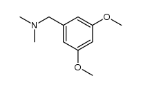3,5-bis(methoxy)-N,N-dimethylbenzylamine结构式