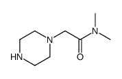 N,N-dimethyl-2-piperazine-1-yl-acetamide structure