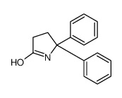 5,5-diphenylpyrrolidin-2-one Structure