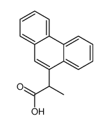 2-phenanthren-9-ylpropanoic acid结构式