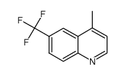 4-甲基-6-(三氟甲基)喹啉结构式