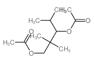 1,3-Pentanediol,2,2,4-trimethyl-,diacetate结构式