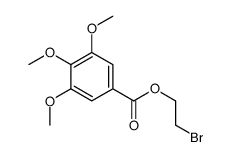 2-bromoethyl 3,4,5-trimethoxybenzoate结构式