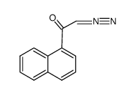 Diazomethyl-(1-naphthyl)-keton结构式