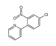 2-(4-Chloro-2-nitrophenyl)pyridine结构式