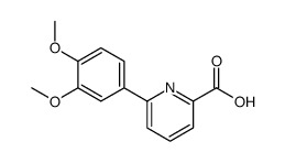 6-(3,4-DIMETHOXYPHENYL)PICOLINIC ACID Structure
