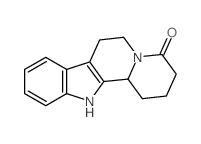 2,3,6,7,12,12b-hexahydro-1H-indolo[2,3-a]quinolizin-4-one结构式