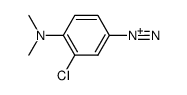 3-Chloro-4-dimethylamino-benzenediazonium结构式