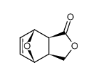 endo-3a,4,7,7a-tetrahydro-4,7-epoxyisobenzofuran-1-(3H)-one Structure