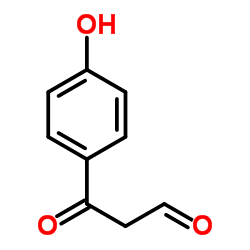 3-(4-Hydroxyphenyl)-3-oxopropanal结构式
