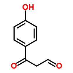 3-(4-Hydroxyphenyl)-3-oxopropanal structure