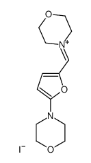 5-N-morpholylfurfurylidene-N-morpholidium iodide结构式