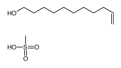 methanesulfonic acid,undec-10-en-1-ol structure