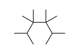 2,3,3,4,4,5-hexamethylhexane Structure