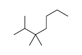 2,3,3-trimethylheptane Structure