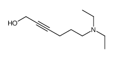6-(Diethylamino)-2-hexyn-1-ol结构式
